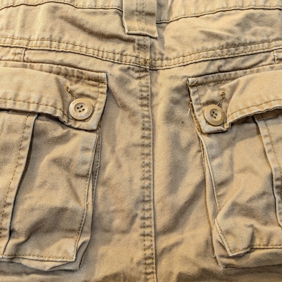 Matchstick Cargo Pants Mens 30x31 Brown Utility Cuff Drawstring Relaxed - Picture 8 of 13